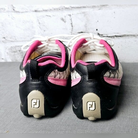 FootJoy Summer Series Pink Spikeless Golf Shoes 98968 - Picture 4 of 12